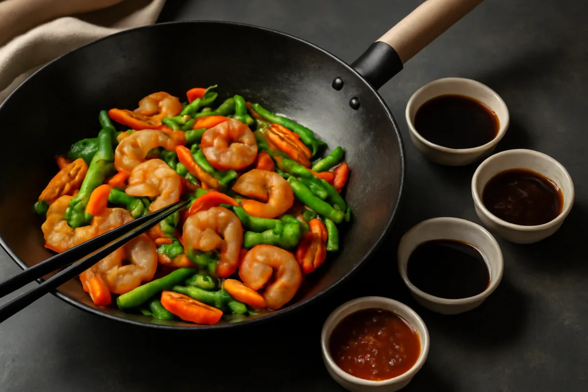Wok di gamberi e verdure: quale salsa scegliere per un'autentica cena orientale?