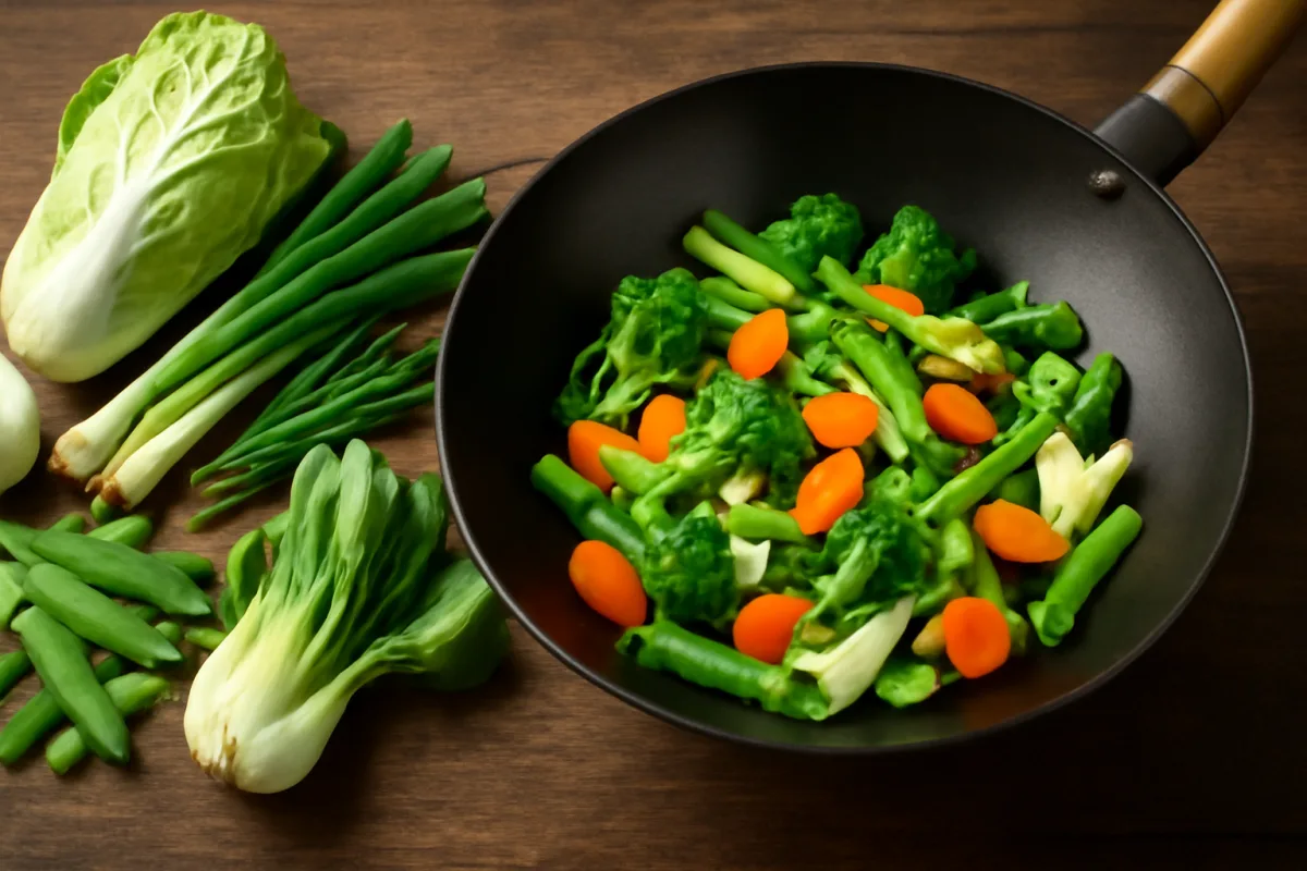 Che verdure orientali sono ideali da saltare nel wok? La combinazione per una cottura veloce senza perdere croccantezza