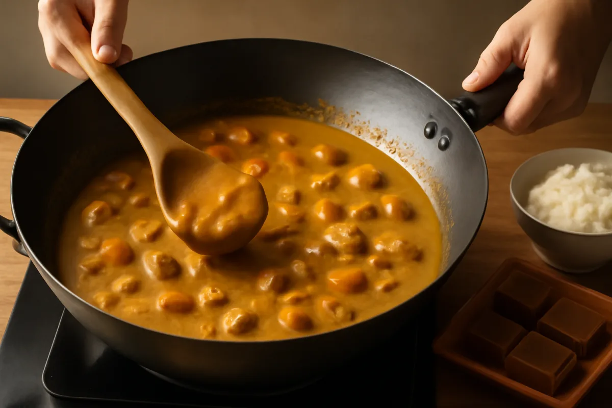 Il curry giapponese nel wok: come ottenere la cremosità giusta senza grumi
