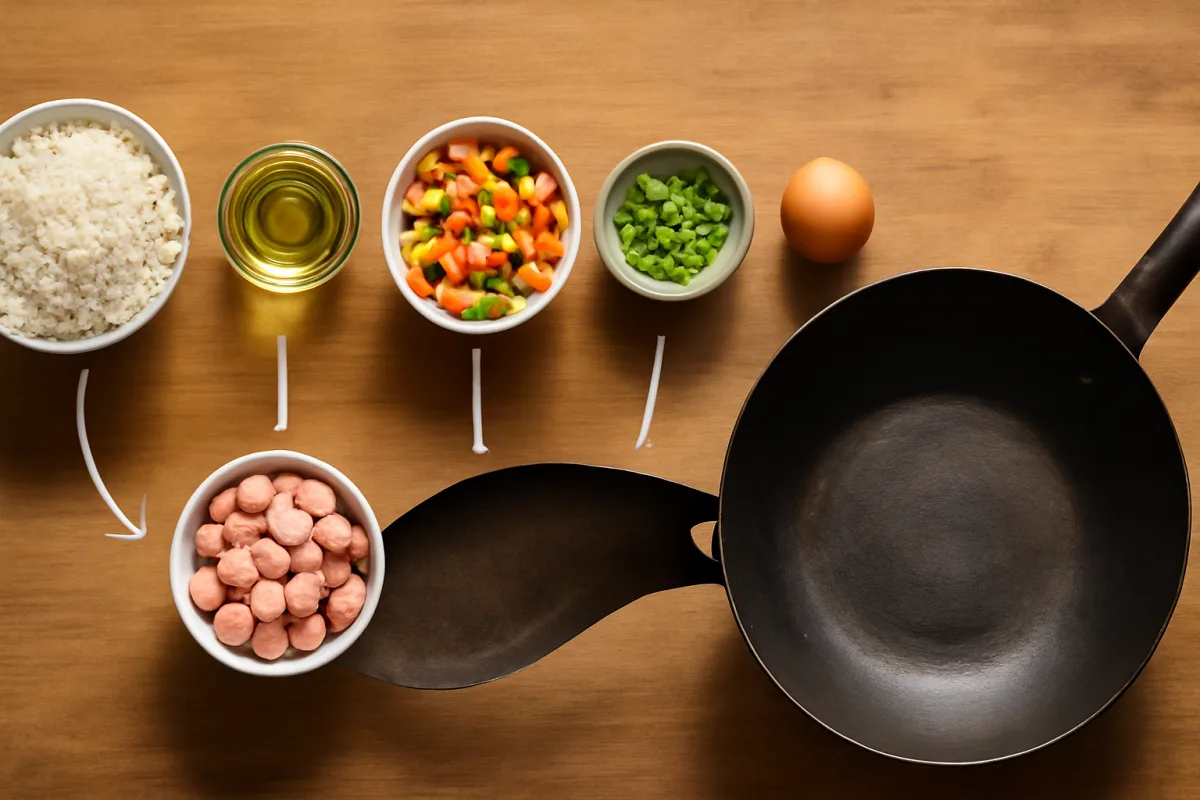 Frittura di riso wok: la sequenza di ingredienti che fa la differenza sapore garantito